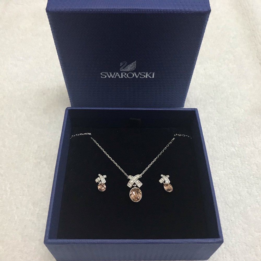 Swarovski Earrings and Necklace set.